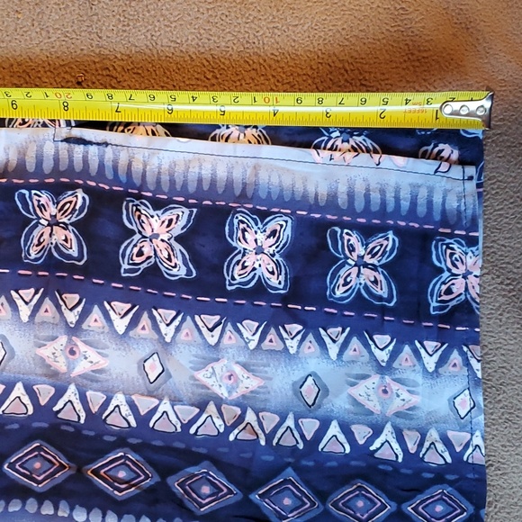 Susan Graver Studio NWT 3X V-neck button down Tunic side slits long sleeves - Picture 6 of 11